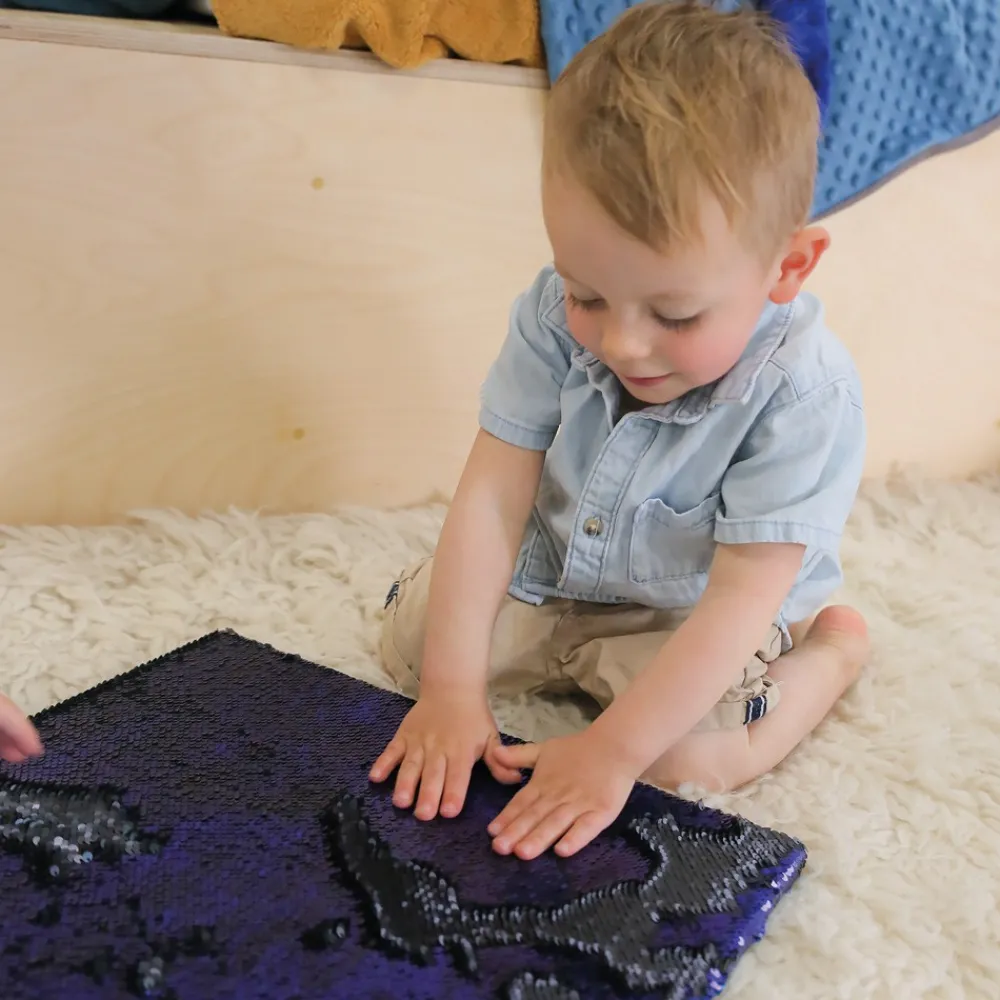HOPTOYS Stimulation Tactile*Panneau Sensoriel A Sequins