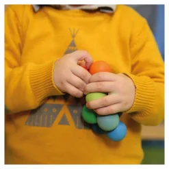 HOPTOYS Jeux Adaptes*Perles De Bois Arc-En-Ciel