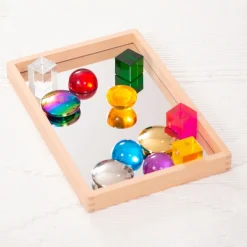HOPTOYS 1er Éveil<Petit Plateau Miroir En Bois