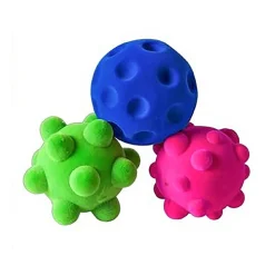 HOPTOYS Intervention Precoce*Petites Balles Velours Par 3