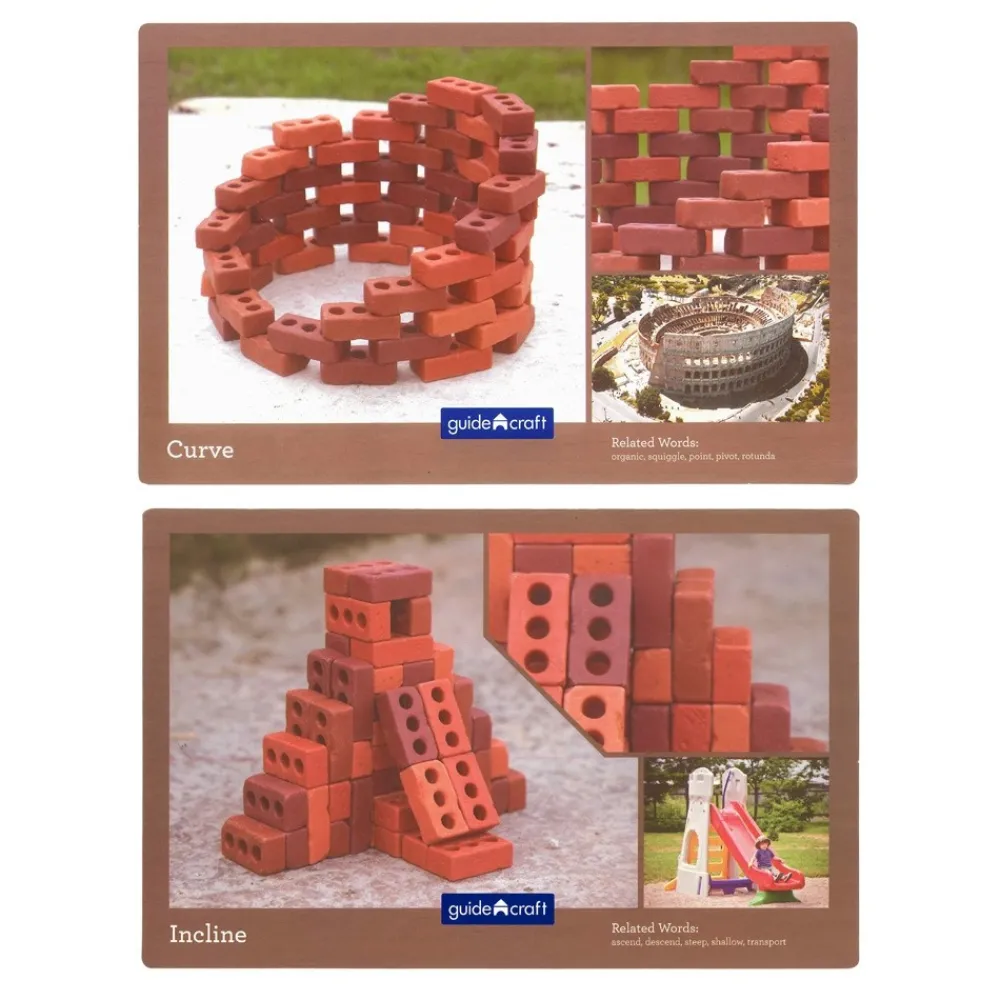 HOPTOYS Jeux De Construction*Petites Briques De Construction Naturelles