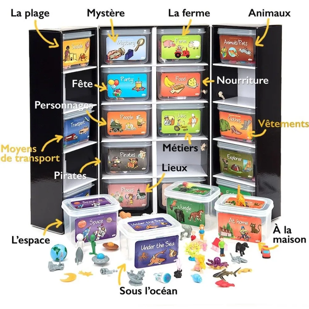 HOPTOYS Langage & Communication*Petits Pots A Histoires