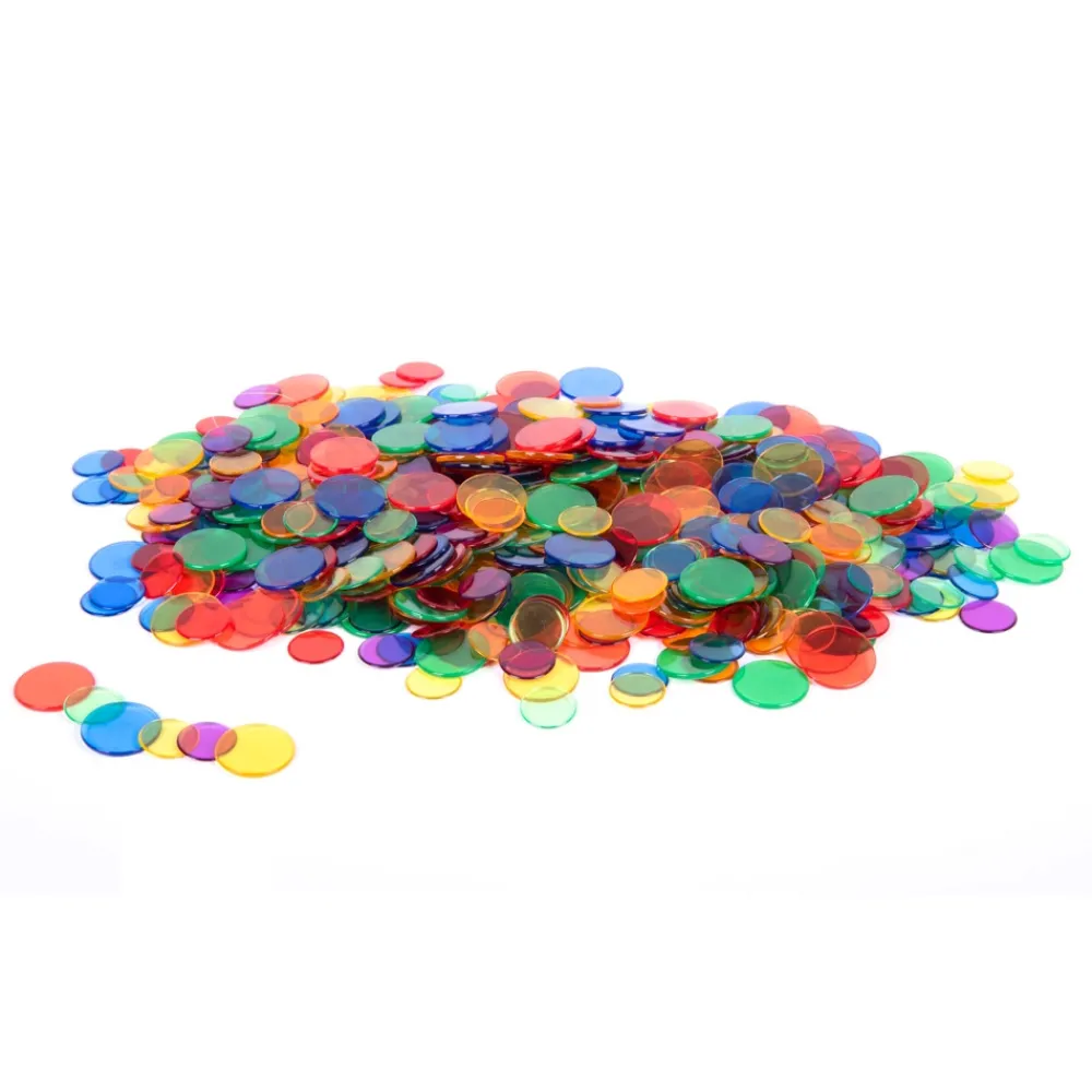 HOPTOYS ReÉducation De La Sensibilite<Pieces De Comptage Translucides X 500