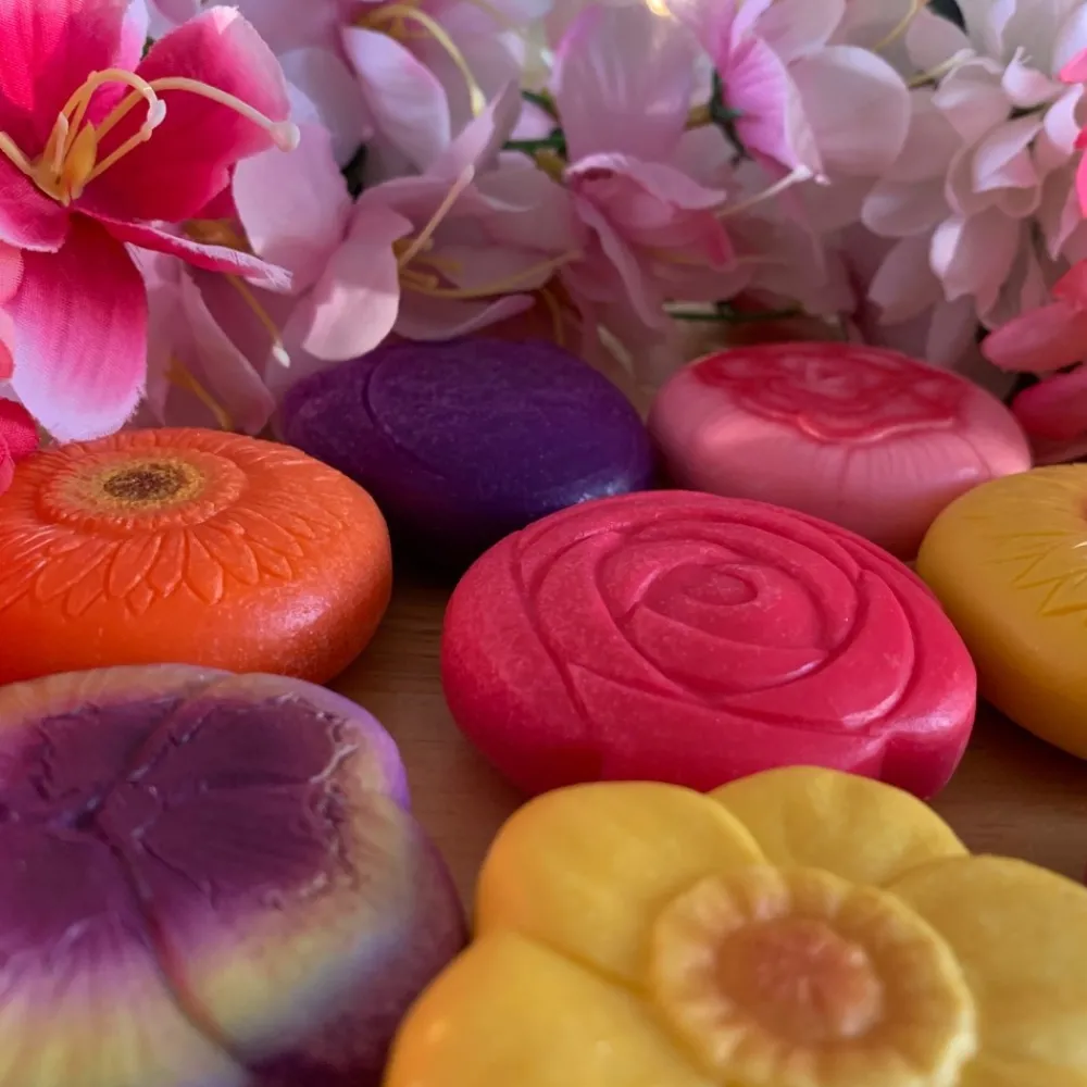 HOPTOYS Fidgets*Pierres Fleurs Sensorielles X 8