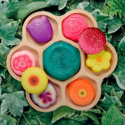HOPTOYS Fidgets*Pierres Fleurs Sensorielles X 8
