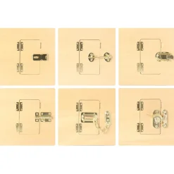 HOPTOYS Travailler La Motricité Fine<Planches A Fermeture Par 6