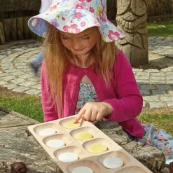 HOPTOYS Mathématiques, Formes & Couleurs*Plateau De Classement En Bois – 10