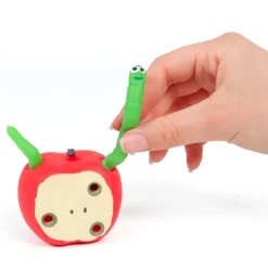 HOPTOYS Fidgets*Pomme Et Vers Elastiques