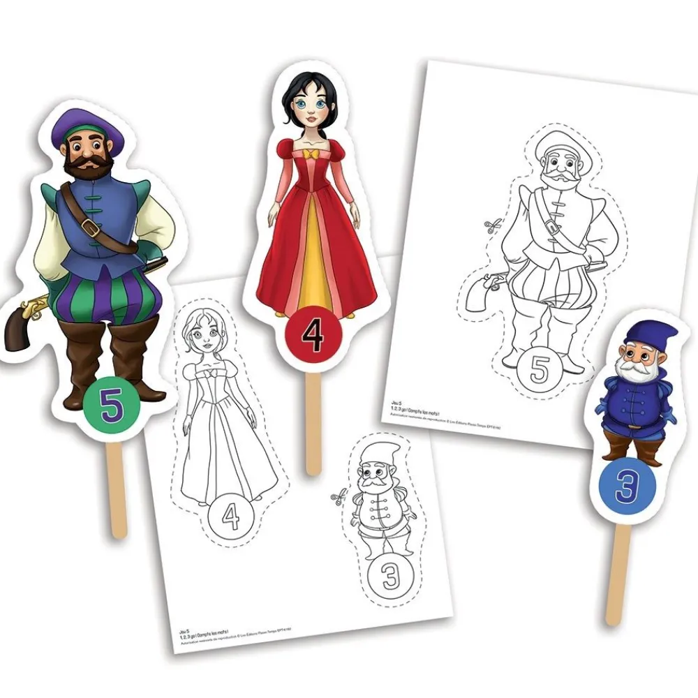 HOPTOYS Lecture<Pret A Lire 2 - Blanche-Neige