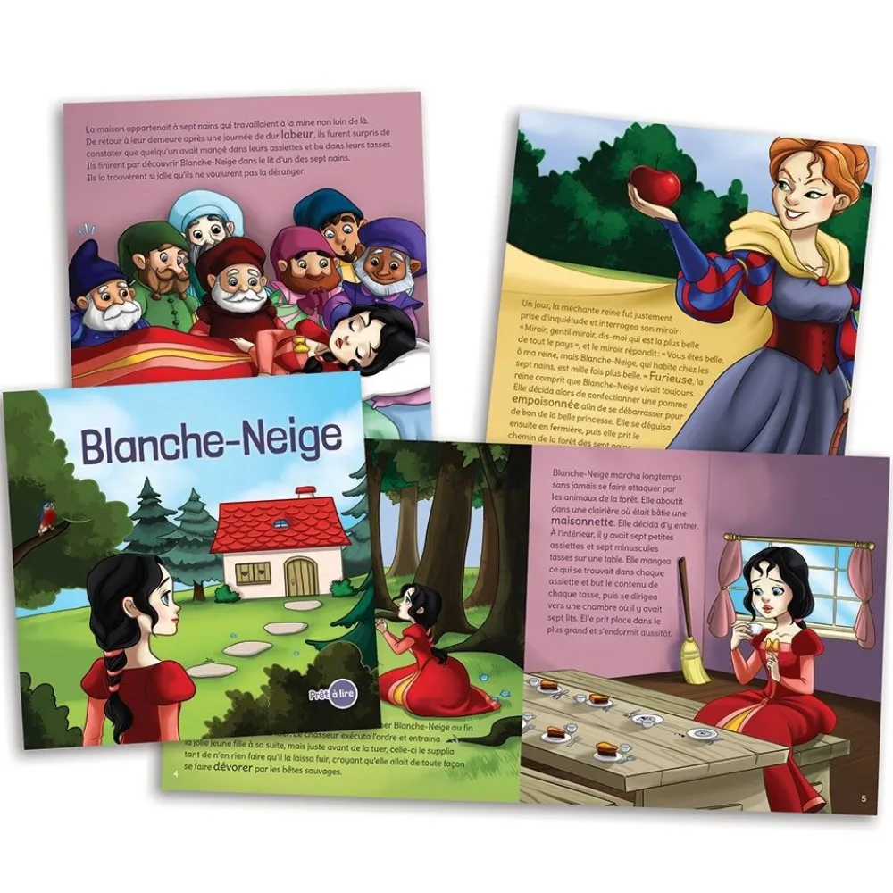 HOPTOYS Lecture<Pret A Lire 2 - Blanche-Neige
