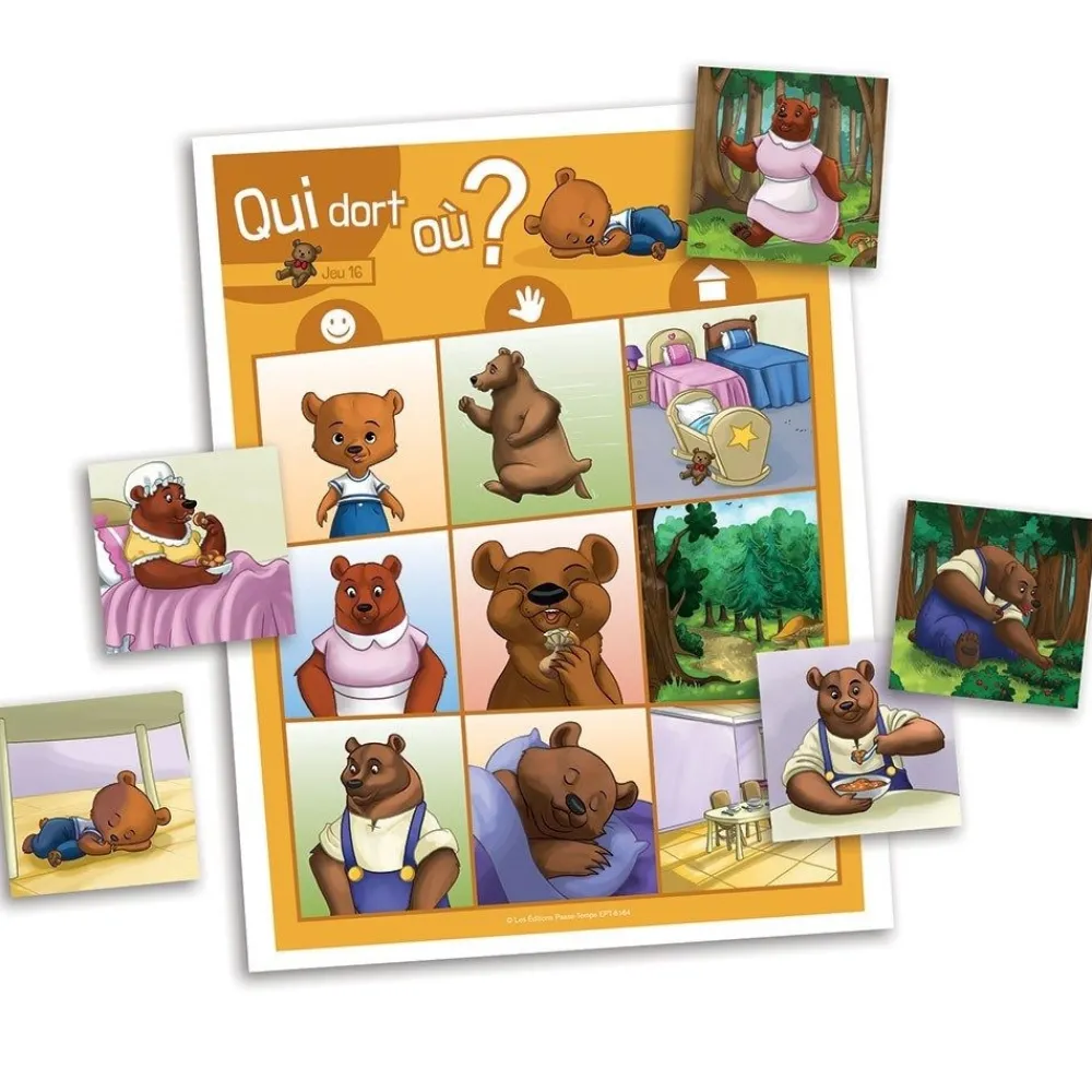 HOPTOYS Jeux Éducatifs*Pret A Lire 6 - Boucle D'Or Et Les Trois Ours