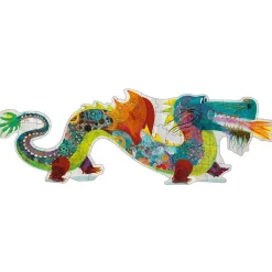HOPTOYS Jeux Éducatifs*Puzzle Dragon Geant 58 Pieces