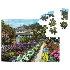 HOPTOYS Idees Cadeaux Pour Une Personne A Haut Potentiel*Puzzle Ergonomique Jardin De Monet - 63 Pieces