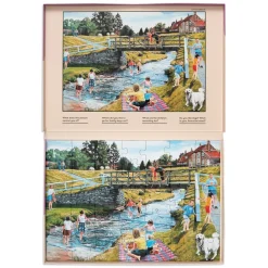 HOPTOYS Idees Cadeaux Pour Une Personne A Haut Potentiel*Puzzle Ergonomique Riviere - 35 Pieces