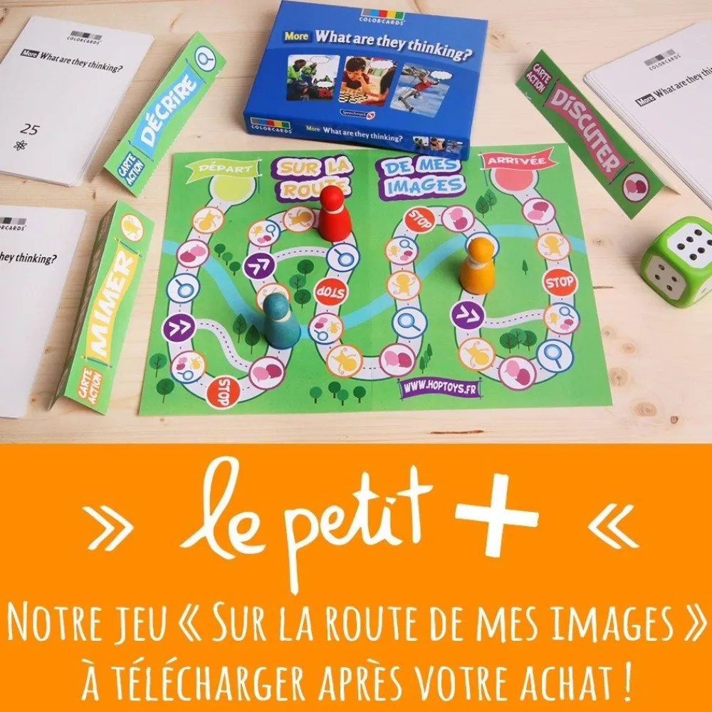 HOPTOYS Compréhension Orale & Ecrite<Que Pensent-Ils - Colorcards