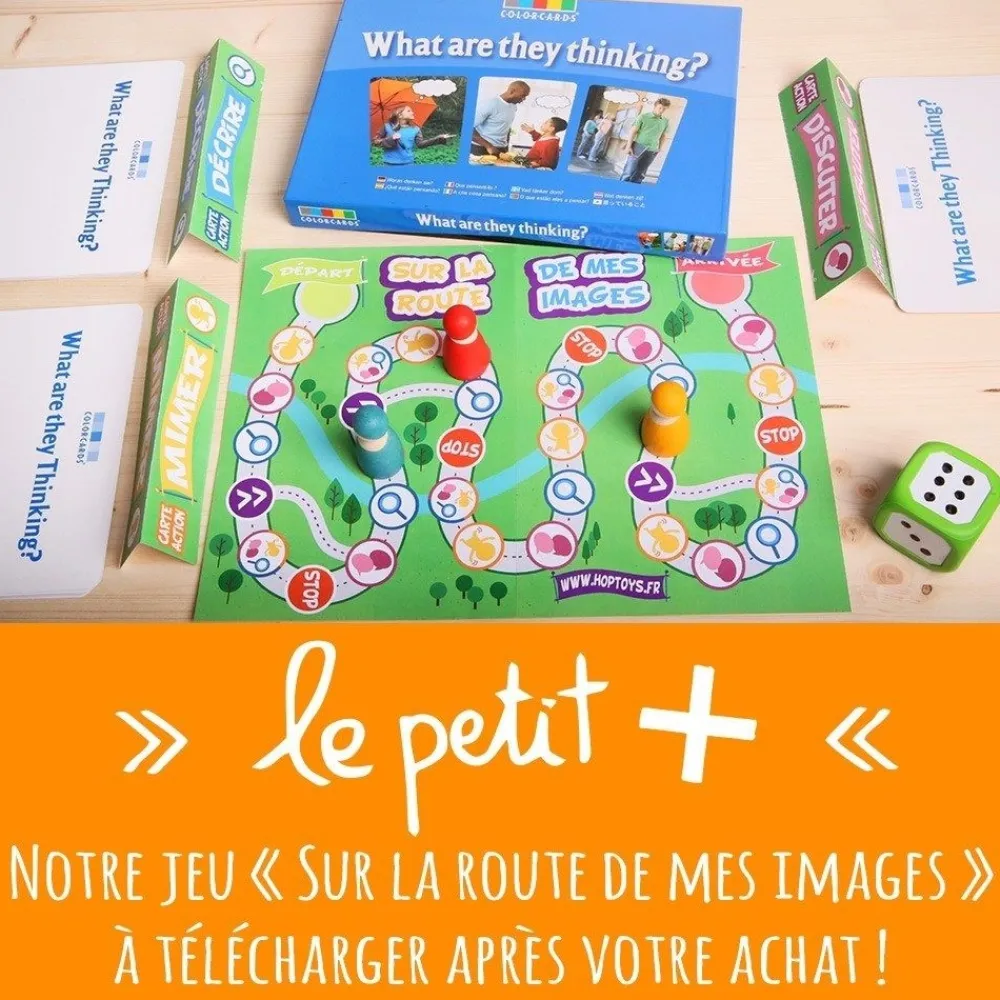 HOPTOYS Habiletés Sociales & Émotions*Que Pensent-Ils - Colorcards