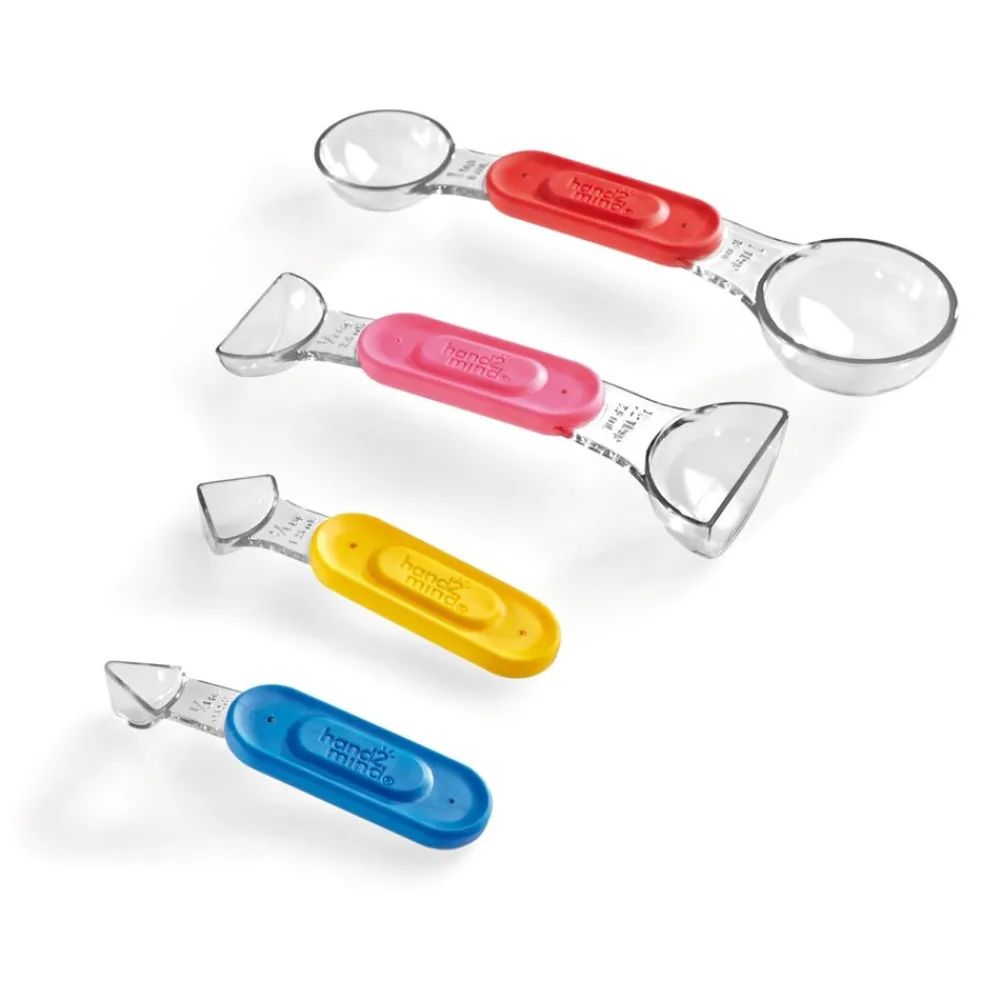 HOPTOYS Dyscalculie*Rainbow Fraction : Cuilleres A Mesurer X 4