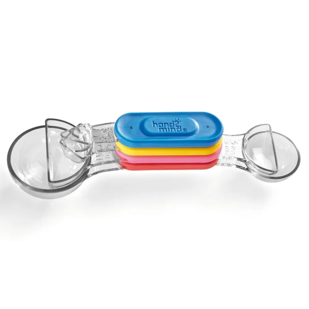 HOPTOYS Dyscalculie*Rainbow Fraction : Cuilleres A Mesurer X 4