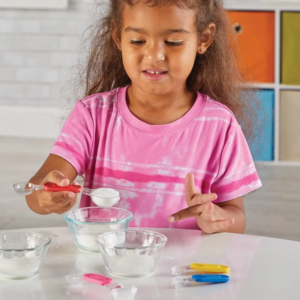 HOPTOYS Dyscalculie*Rainbow Fraction : Cuilleres A Mesurer X 4