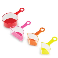 HOPTOYS Dyscalculie*Rainbow Fraction : Tasses A Mesurer X 4