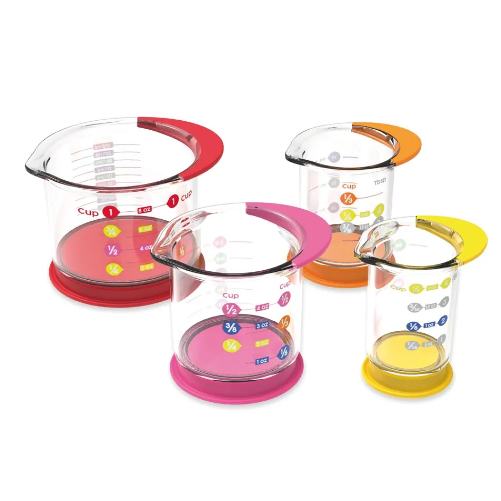 HOPTOYS Raisonnement Logico-Mathematique<Rainbow Fraction : Tasses A Mesurer - Liquide X 4