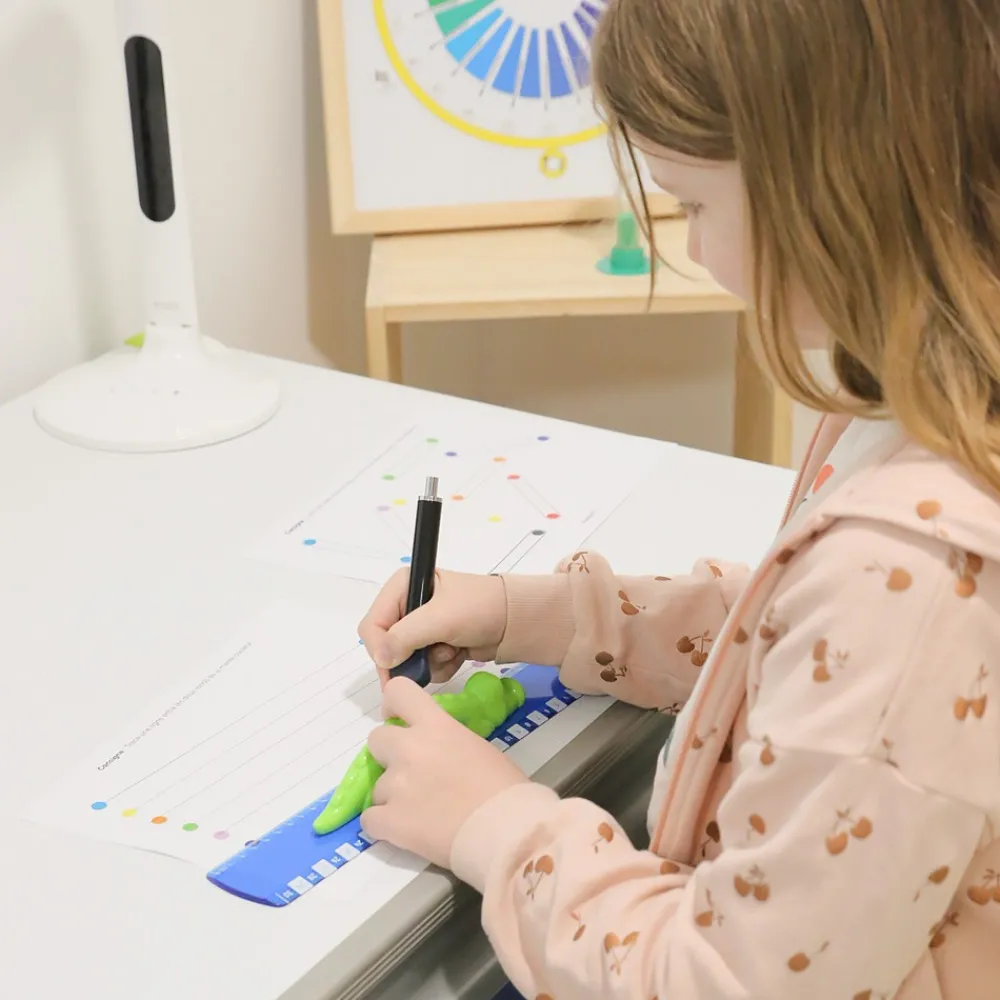 HOPTOYS Outils D'Adaptation Scolaire*Regle Avec Poignee Crocodile