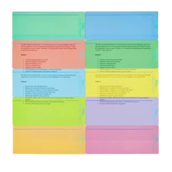 HOPTOYS Outils D'Adaptation Scolaire*Regles De Lecture Colorees - Souligner X 10