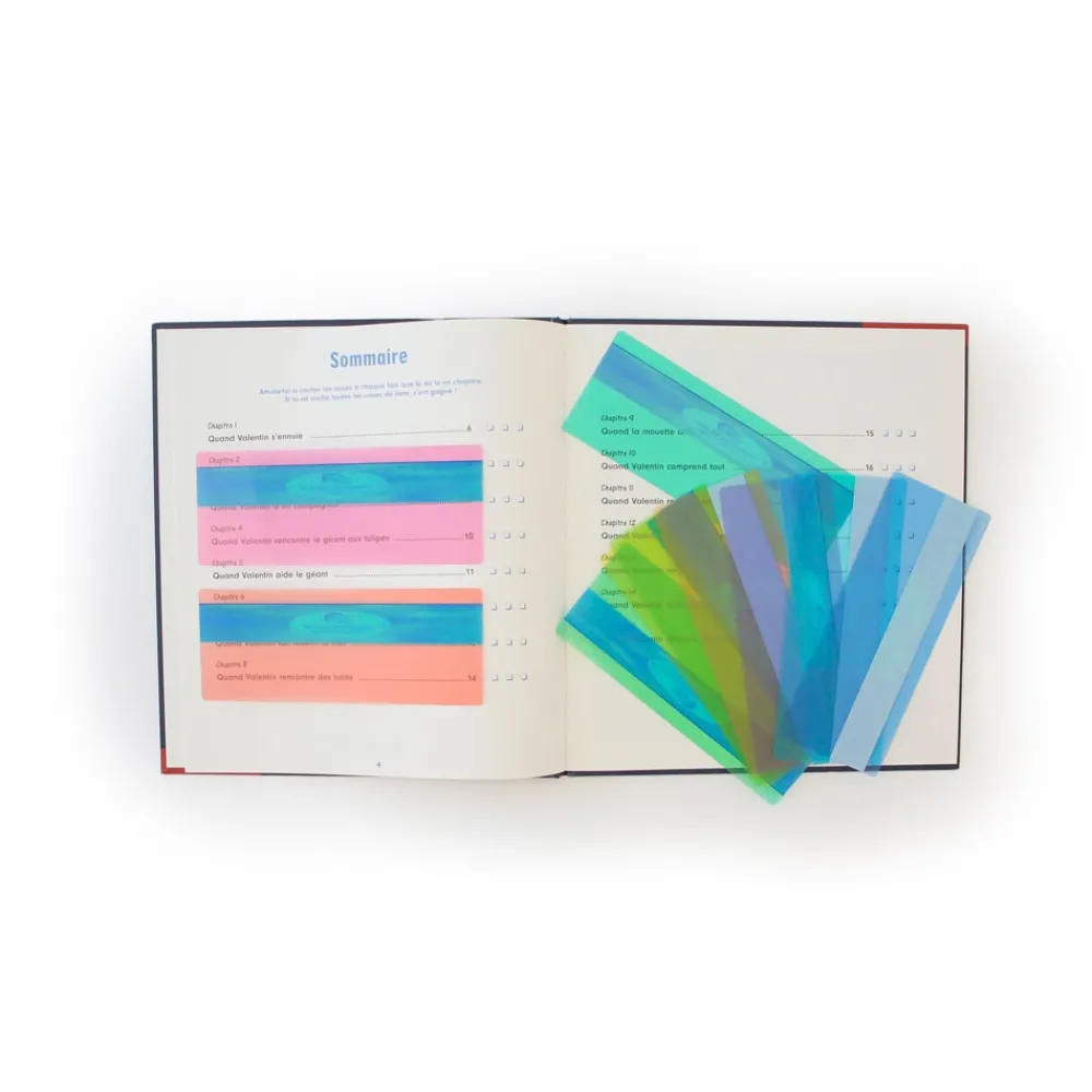 HOPTOYS Lecture<Regles De Lecture Colorees - Surligner X 10