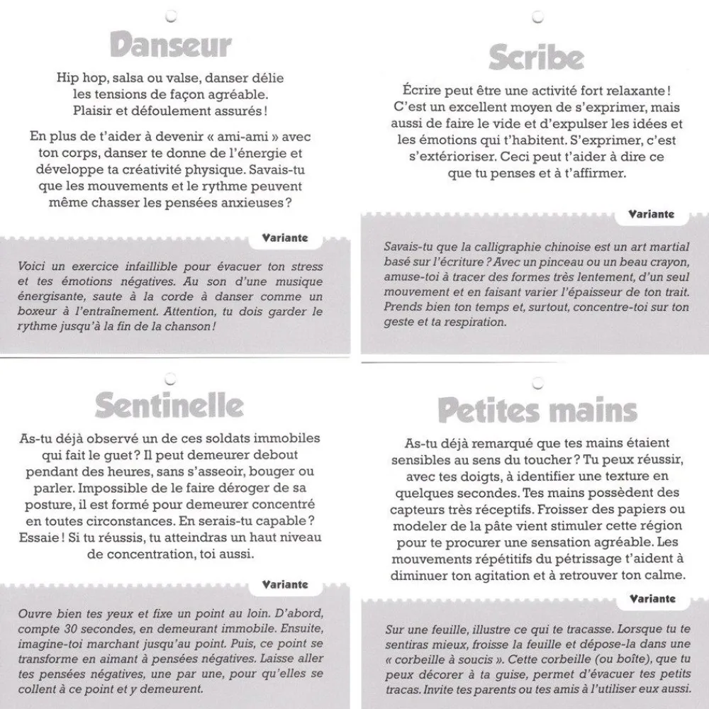 HOPTOYS Habiletés Sociales & Émotions*Retour Au Calme - Cartons De Jeu