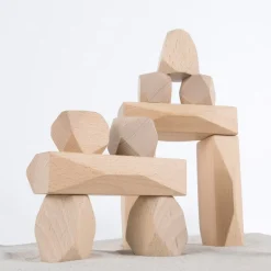 HOPTOYS Stimulation Cognitive*Rochers De Construction En Bois
