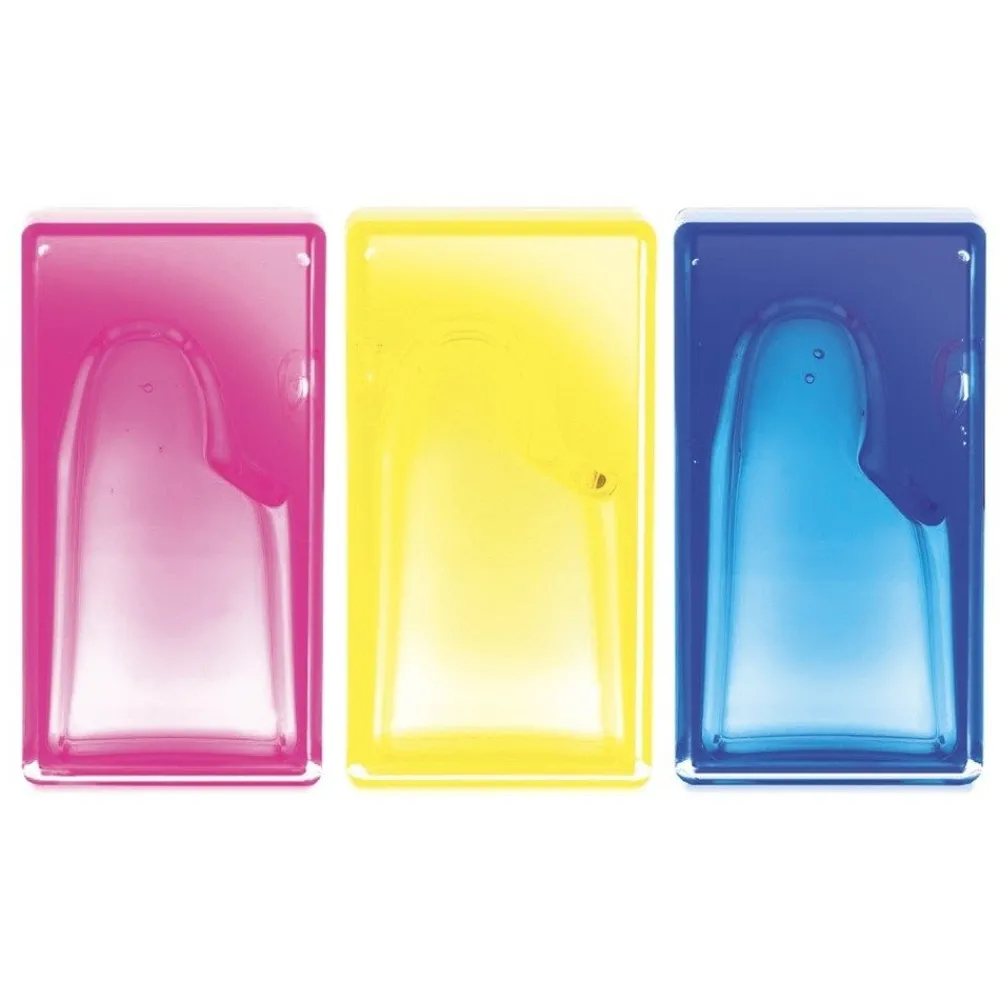 HOPTOYS Stimulation Sensorielle*Sabliers Gel Rectangulaires – Lot De 3