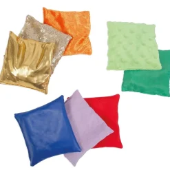HOPTOYS Idees Cadeaux Pour Une Personne Avec Un Handicap Visuel*Sacs Sensoriels Differentes Textures - Lot De 8