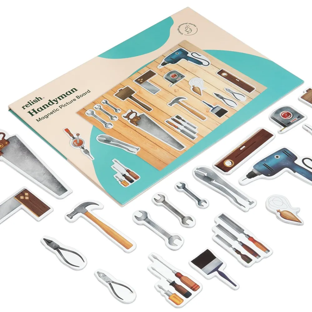 HOPTOYS Aides A L'Apprentissage Pour Une Personne Avec Un Handicap Ou Des Troubles Moteurs*Scene Creative - La Remise A Outils