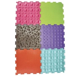 HOPTOYS Stimulation Tactile*Senso Plaques Sensorielles Par 6 – Lot 1