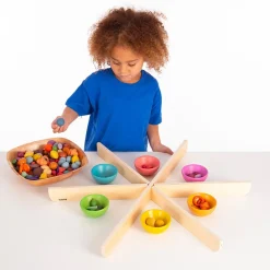 HOPTOYS Developpement Sensorimoteur<Separateurs En Bois Table De Decouverte Lumineuse