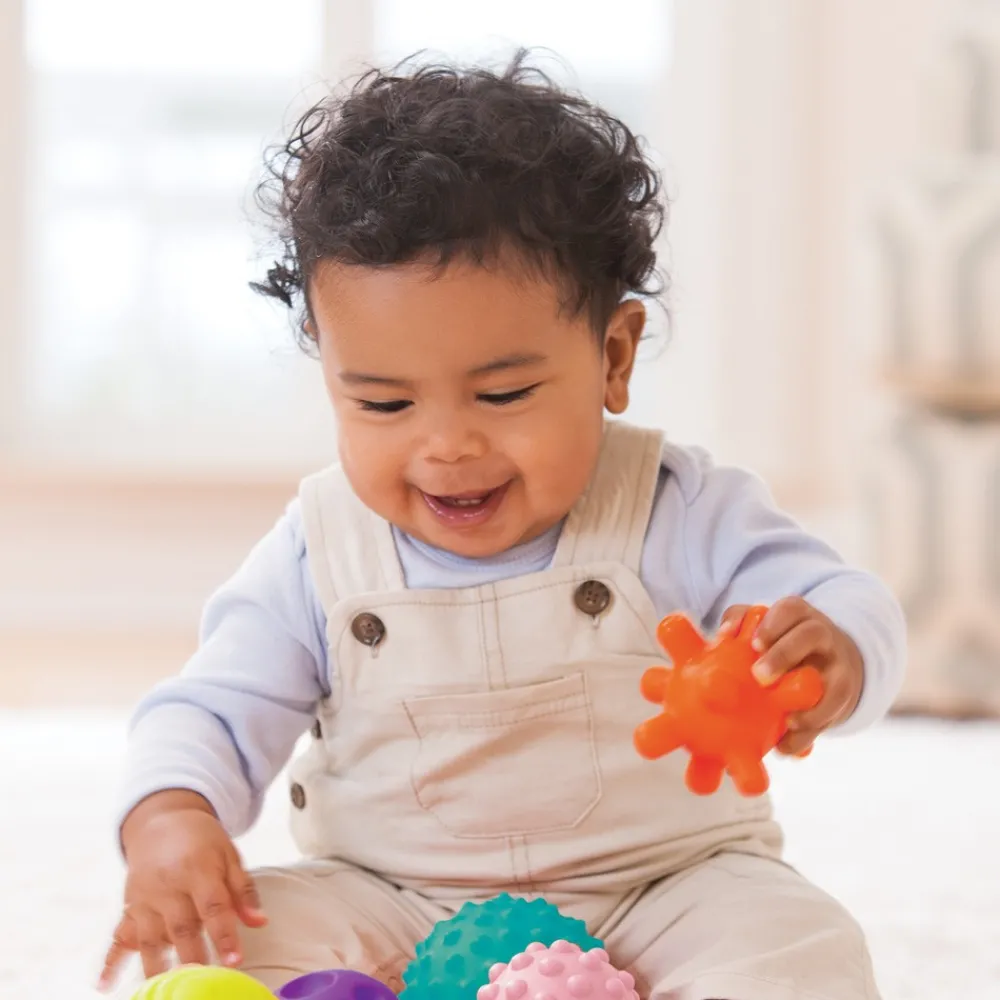 HOPTOYS Intervention Precoce*Set De 10 Balles Sensorielles