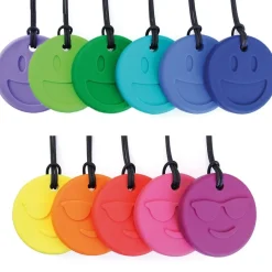 HOPTOYS Création D'Environnements Inclusifs<Smiley Face - Collier De Mastication