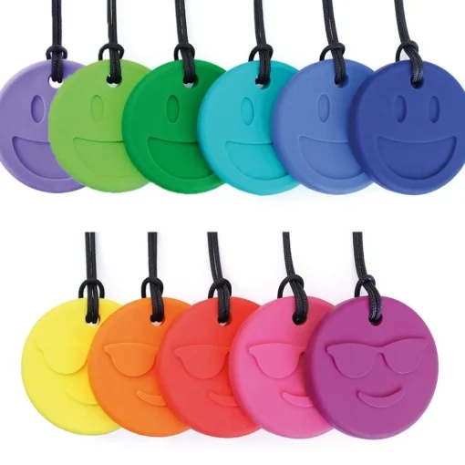 HOPTOYS Création D'Environnements Inclusifs<Smiley Face - Collier De Mastication