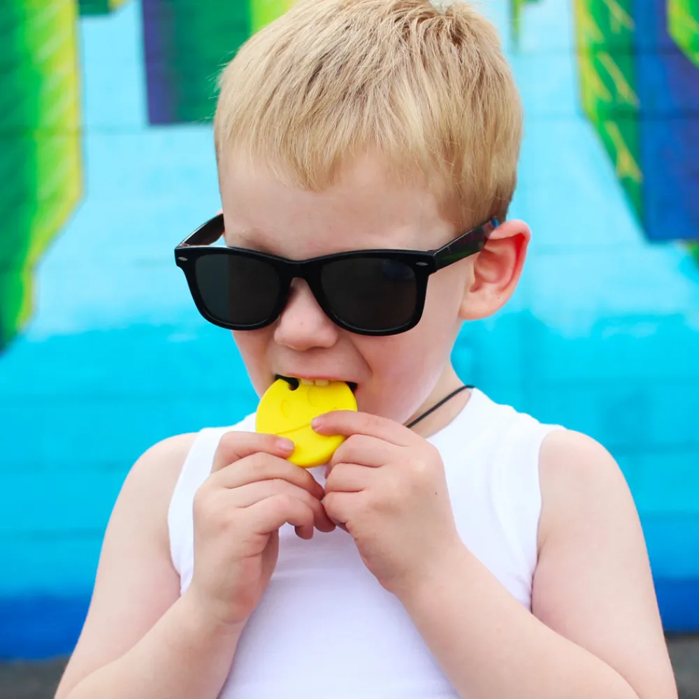 HOPTOYS Création D'Environnements Inclusifs<Smiley Face - Collier De Mastication