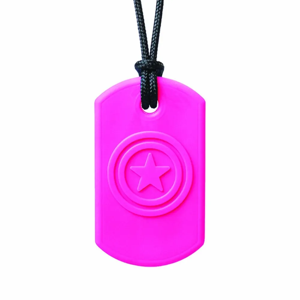 HOPTOYS Stimulation De La Zone Oro-Faciale*Super Star - Collier De Mastication
