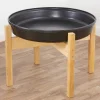 HOPTOYS Jeux Éducatifs Sensoriels*Support Bois Bac D'Exploration Rond