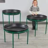 HOPTOYS 1er Éveil<Support Metal Reglable Bac D'Exploration Rond