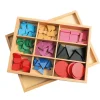 HOPTOYS Dyslexie*Symboles Grammaticaux Montessori Avec Boite De Rangement