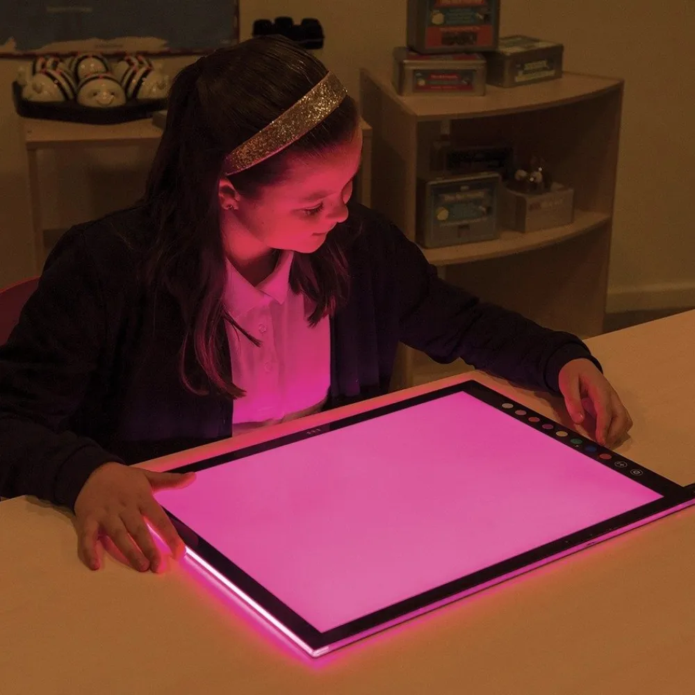 HOPTOYS Developpement Sensorimoteur<Table Lumineuse Multicolore