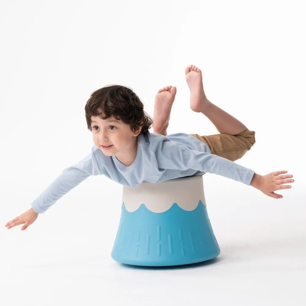 HOPTOYS Aides Quotidiennes*Tabouret Volcan Bleu