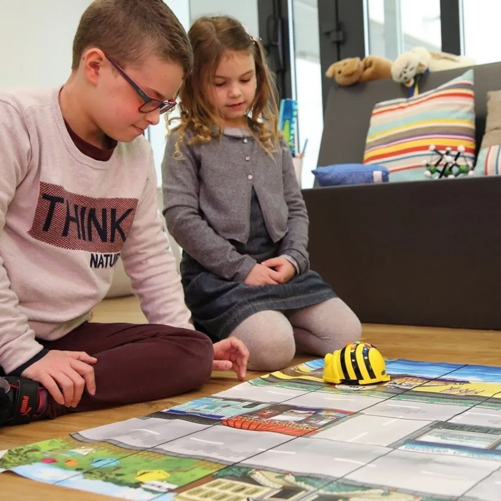 HOPTOYS Idees Cadeaux Pour Une Personne A Haut Potentiel*Tapis D'Activite Pour Bee-Bot/Blue-Bot