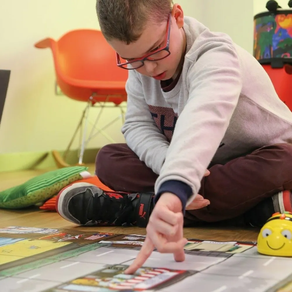 HOPTOYS Idees Cadeaux Pour Une Personne A Haut Potentiel*Tapis D'Activite Pour Bee-Bot/Blue-Bot