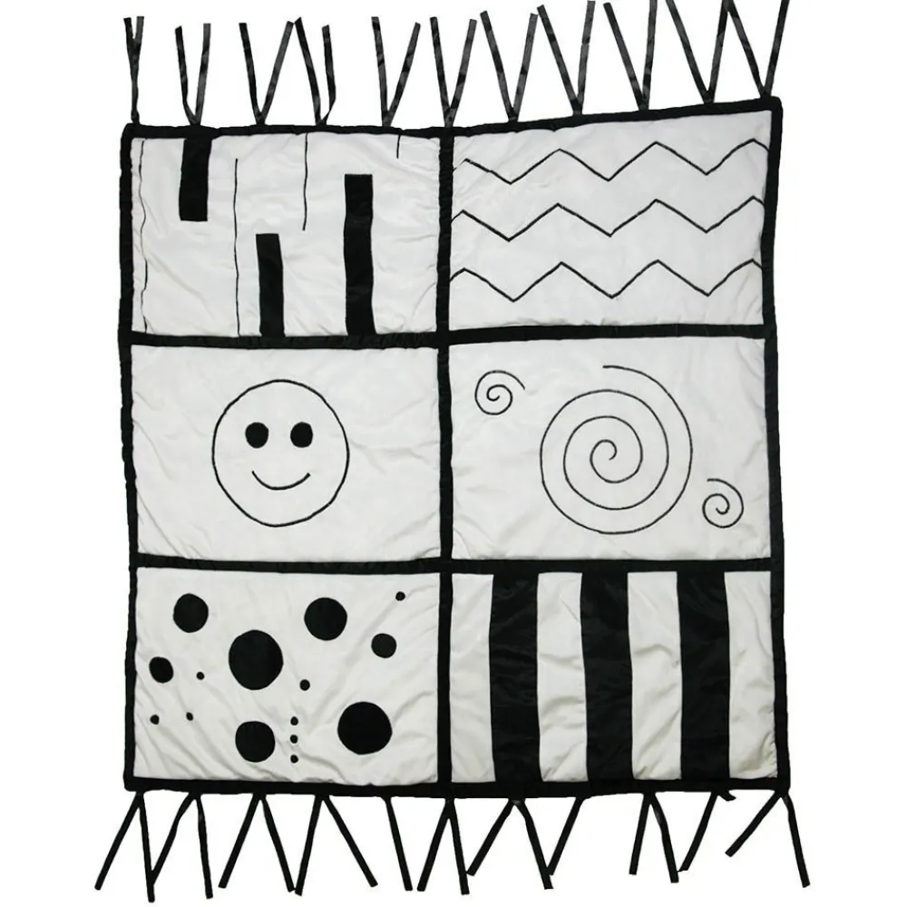 HOPTOYS Produits Lumineux Et Contrastes*Tapis Sensoriel Noir Et Blanc