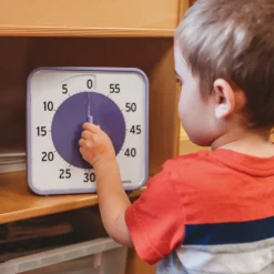 HOPTOYS Organisation Spatio-Temporelle<Time Timer Moyen - Set De Classe Couleurs Secondaires