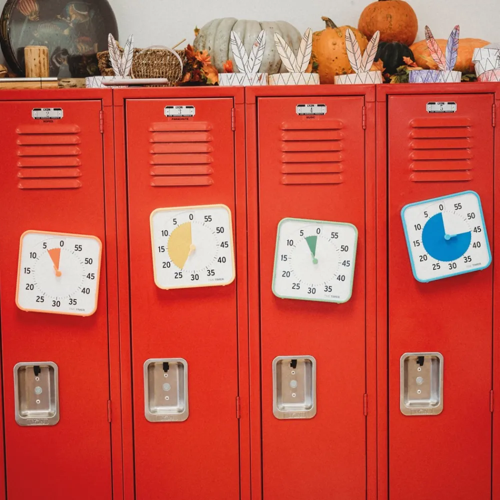 HOPTOYS Routines & Structures*Time Timer Moyen - Set De Classe Couleurs Secondaires